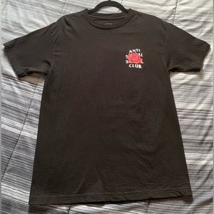 Anti Social Club Roses Are Red Tee ‘Black’